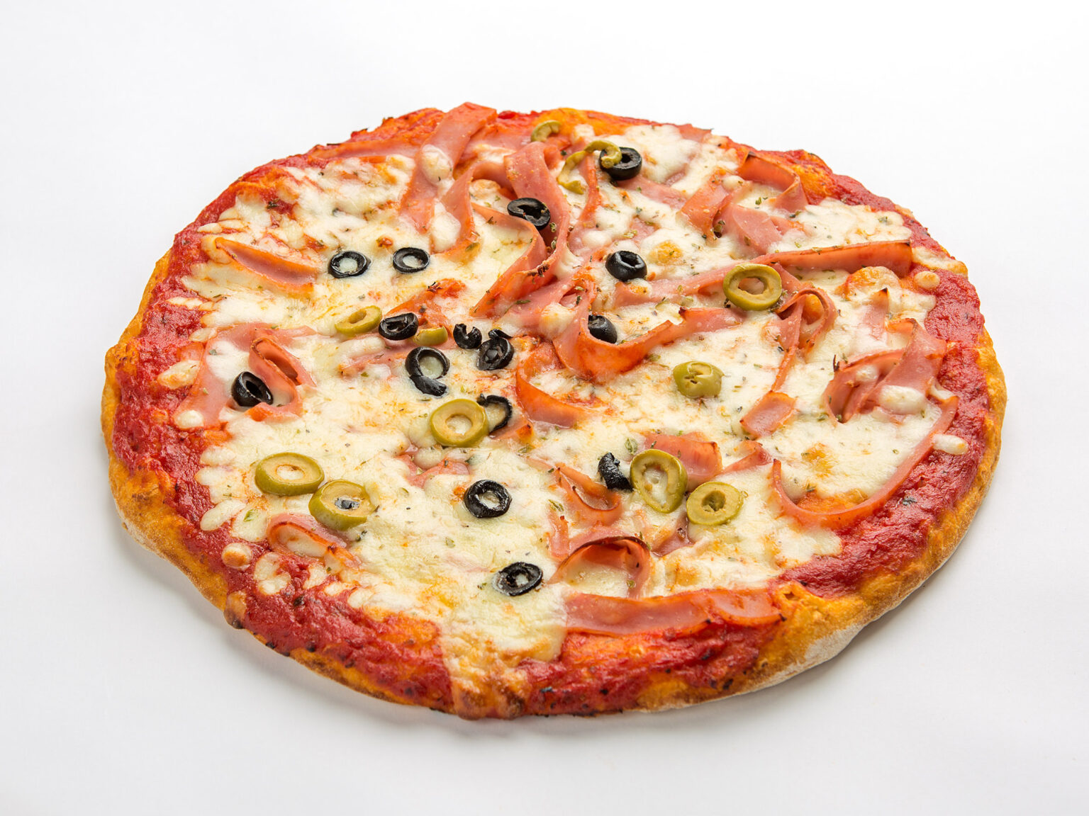 21900 Pizza York Mozarella y Aceitunas cocida